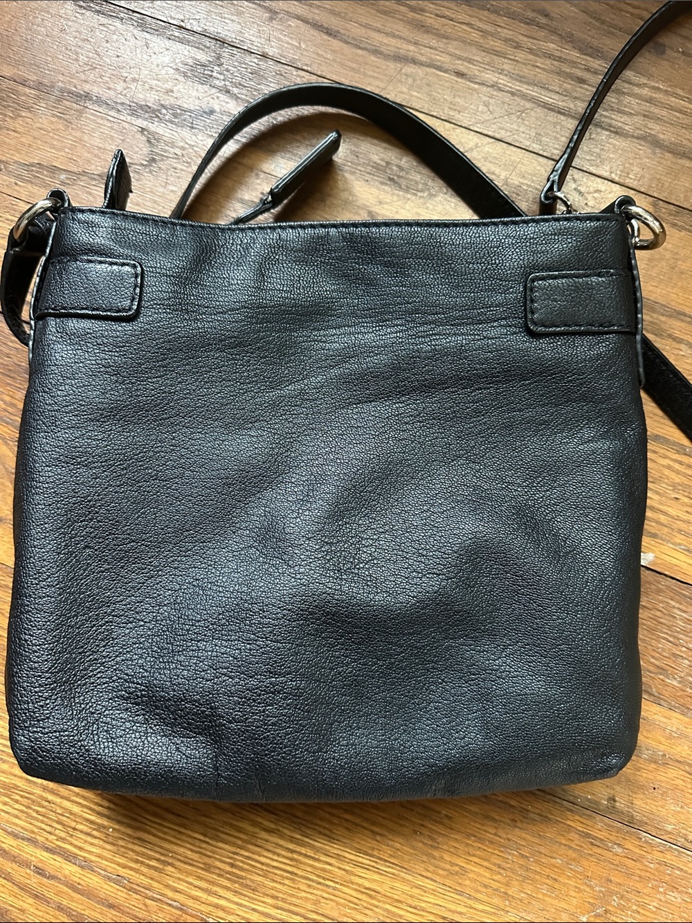 Michael Kors Black Leather Crossbody Bag - Picture 8 of 10